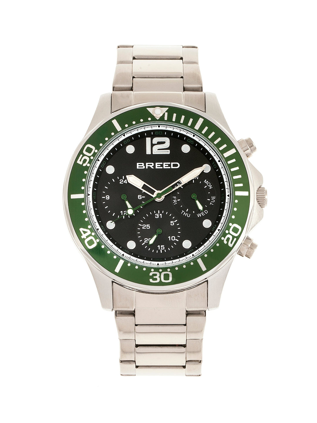 Pegasus Green/Silver | Black Dial