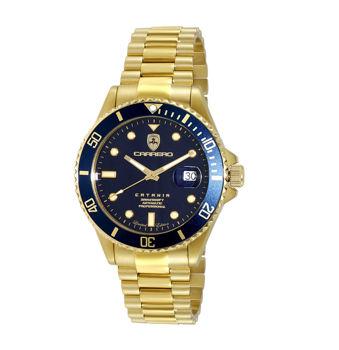 CATANIA -PD GOLD TONE/BLUE | Blue Dial