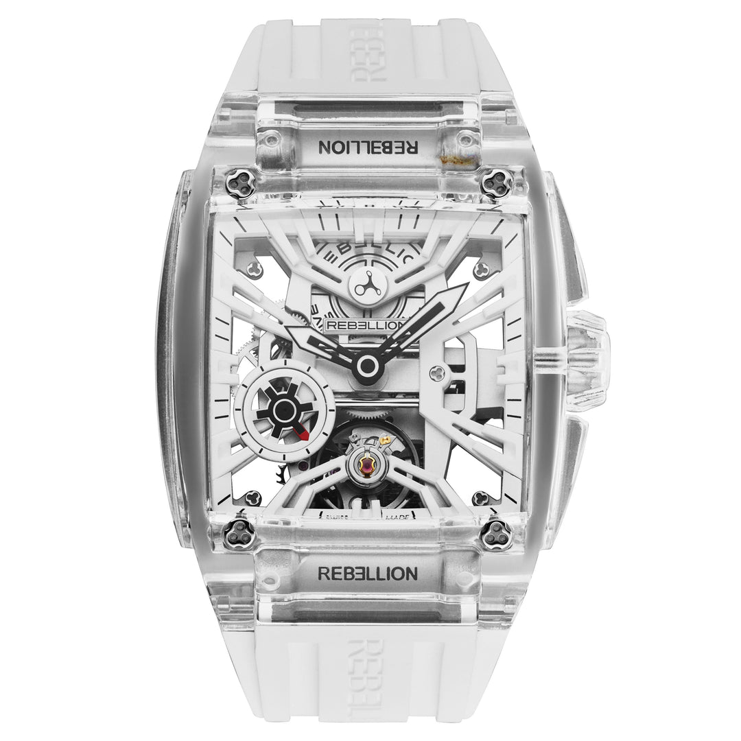 Re-Volt RBREV3H.SA.WH / White Skeletonized | White Skeletonized Dial