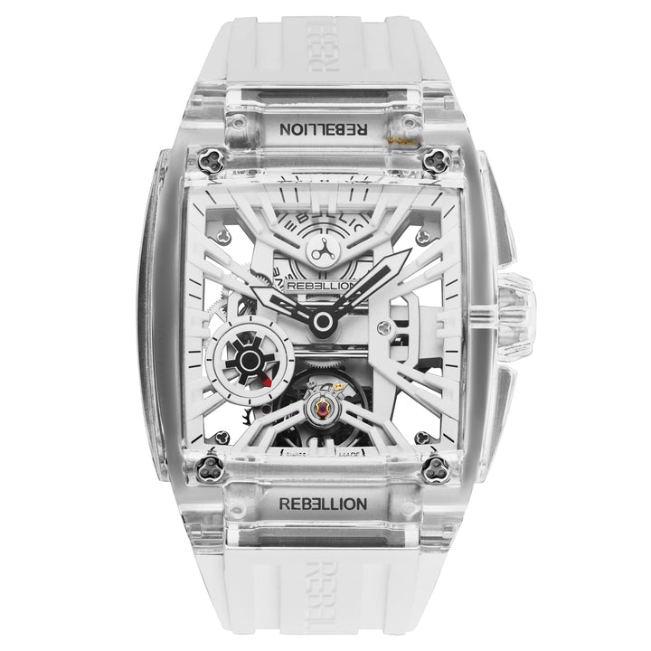 Re-Volt RBREV3H.SA.WH / White Skeletonized | White Skeletonized Dial