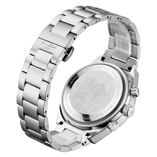 Contemporary Classic Blue Dial / Silver Stainless Steel Bracelet Blue Dial