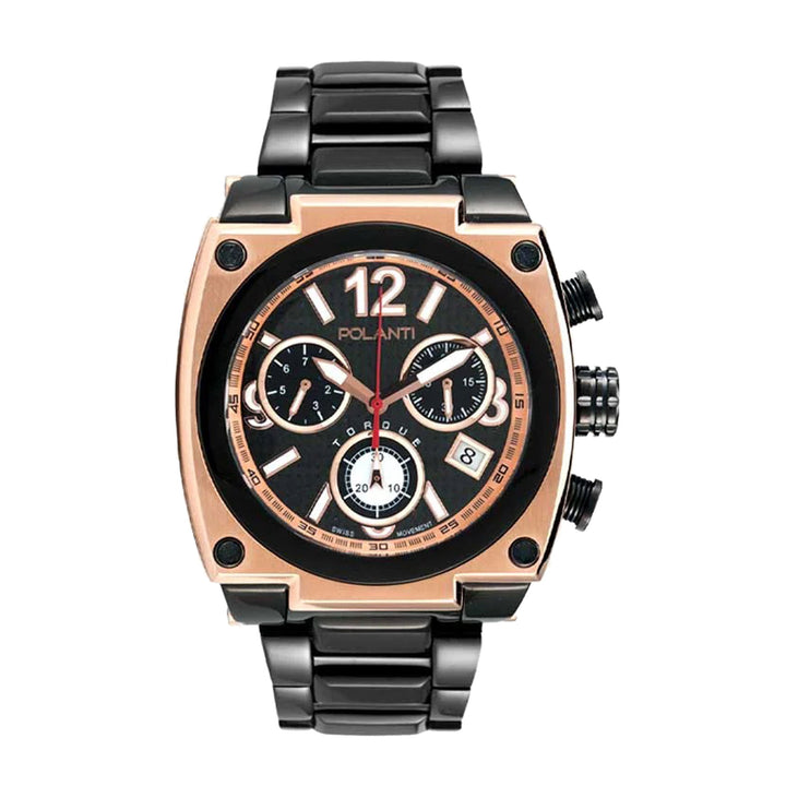 Torque II Chrono Black/Rosetone | Rose/ Black Dial