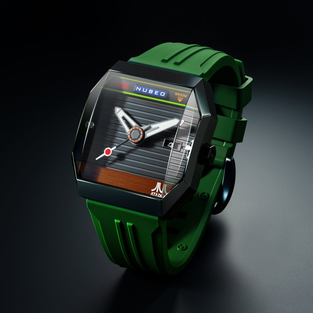 Console Automatic Atari 2600 Limited Edition Grey / Rubber Strap | Grey Dial