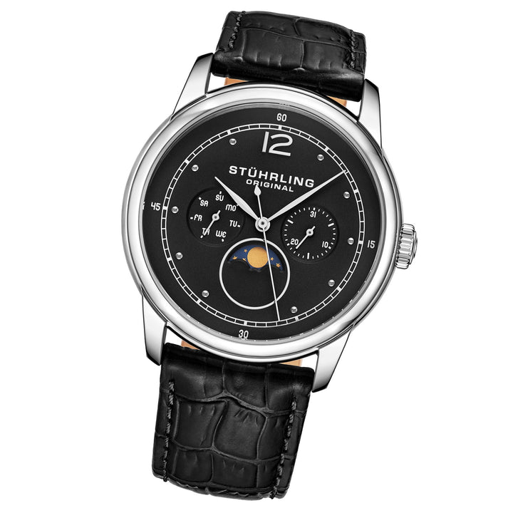Symphony Black/Leather/Black Dial/Silver Case 898.02 | Black Dial