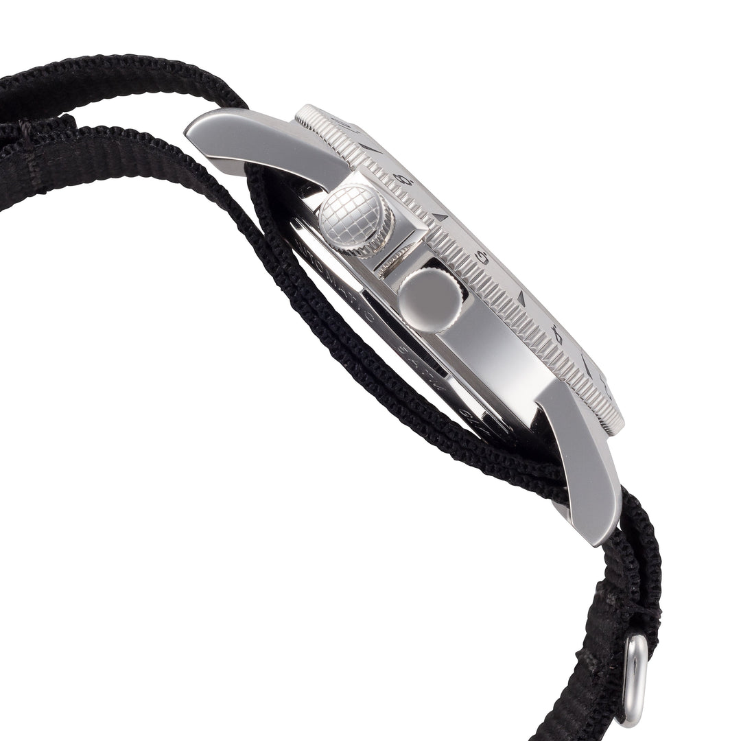 Glycine 40mm / Silver / Silver | Silver Dial