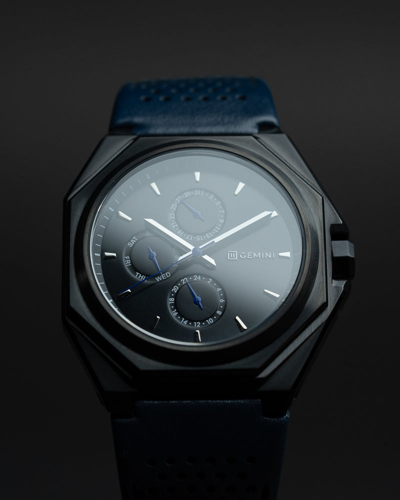 Lux Leather Dark Blue Dark Blue