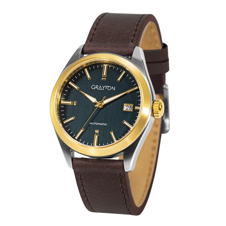 Elegant Sport Green / Leather Green Dial