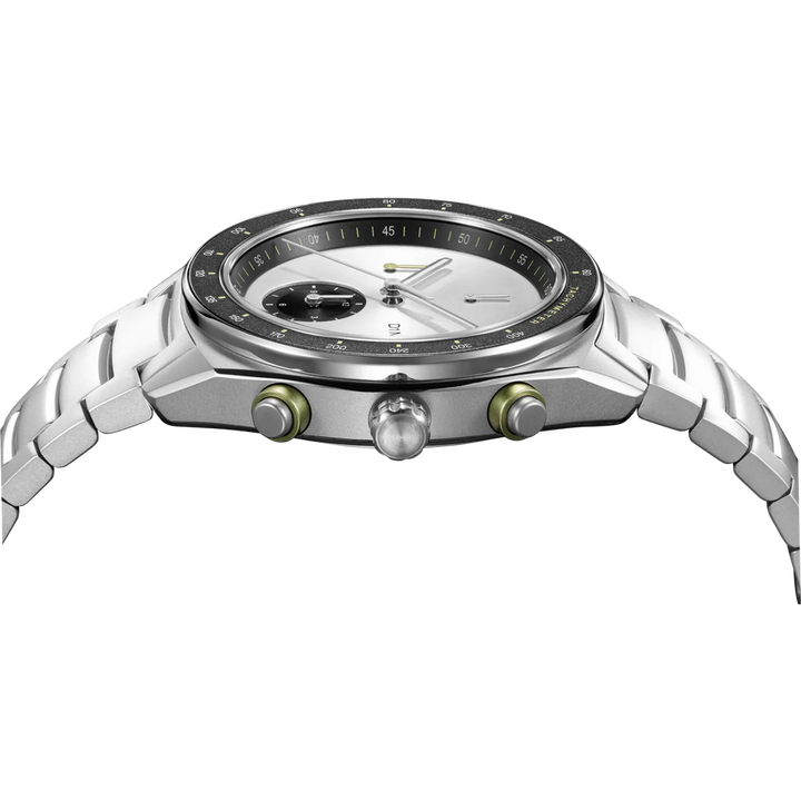 Chronograph 40mm Essential White Silver Dial