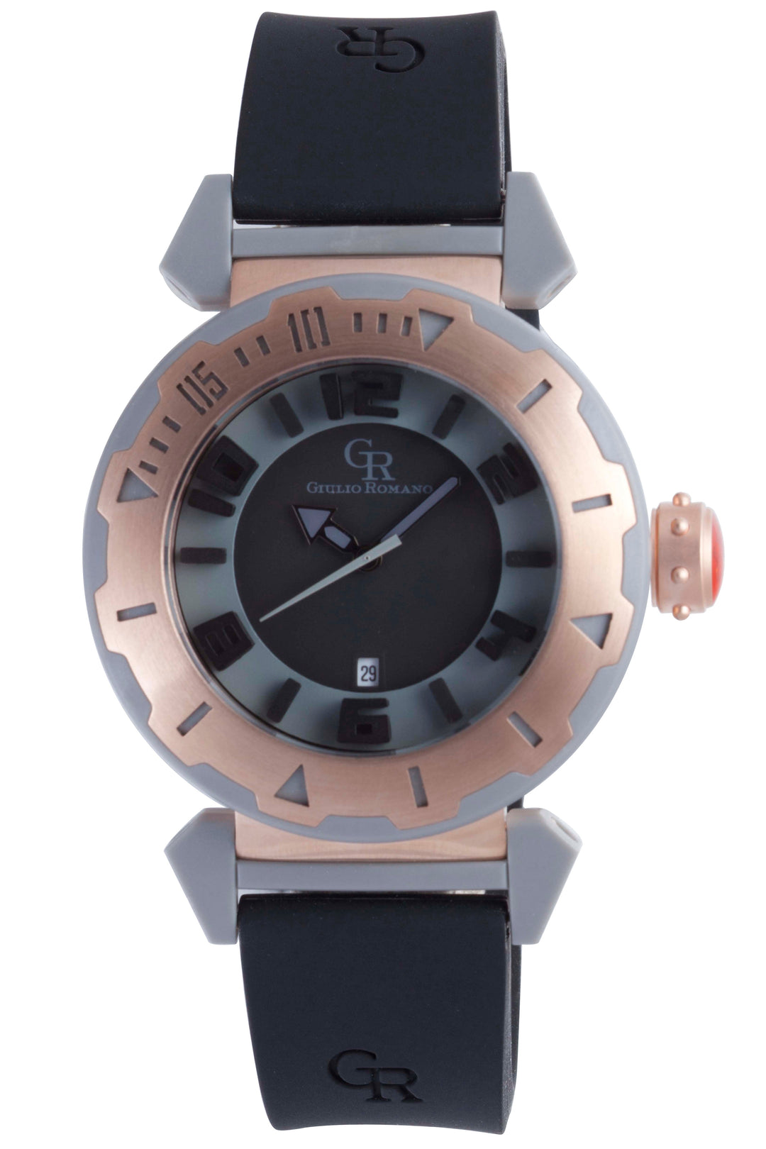 Ferrara Black-Black Rose Gold | Black Dial