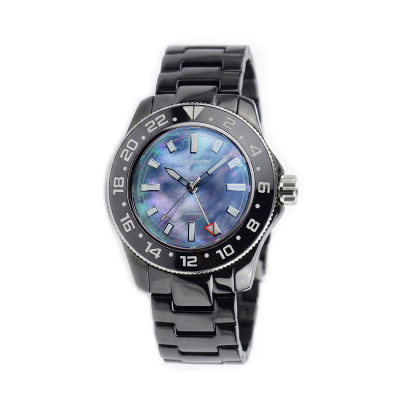 Hercules GMT 9075 44mm Mother of Pearl Dial