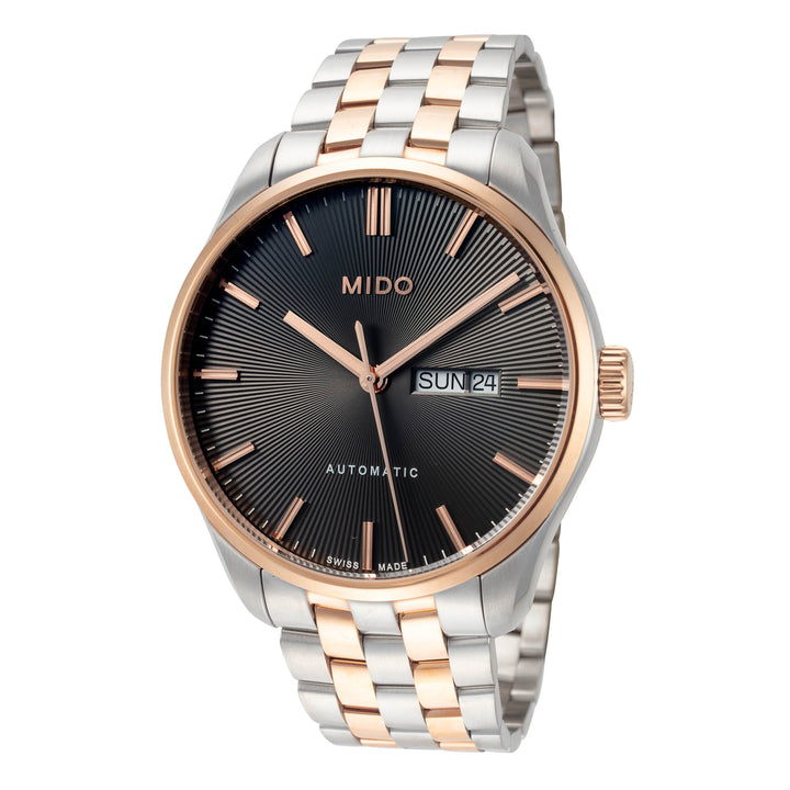 Belluna II 42mm / Anthracite / Silver and Rose Gold | Anthracite Dial