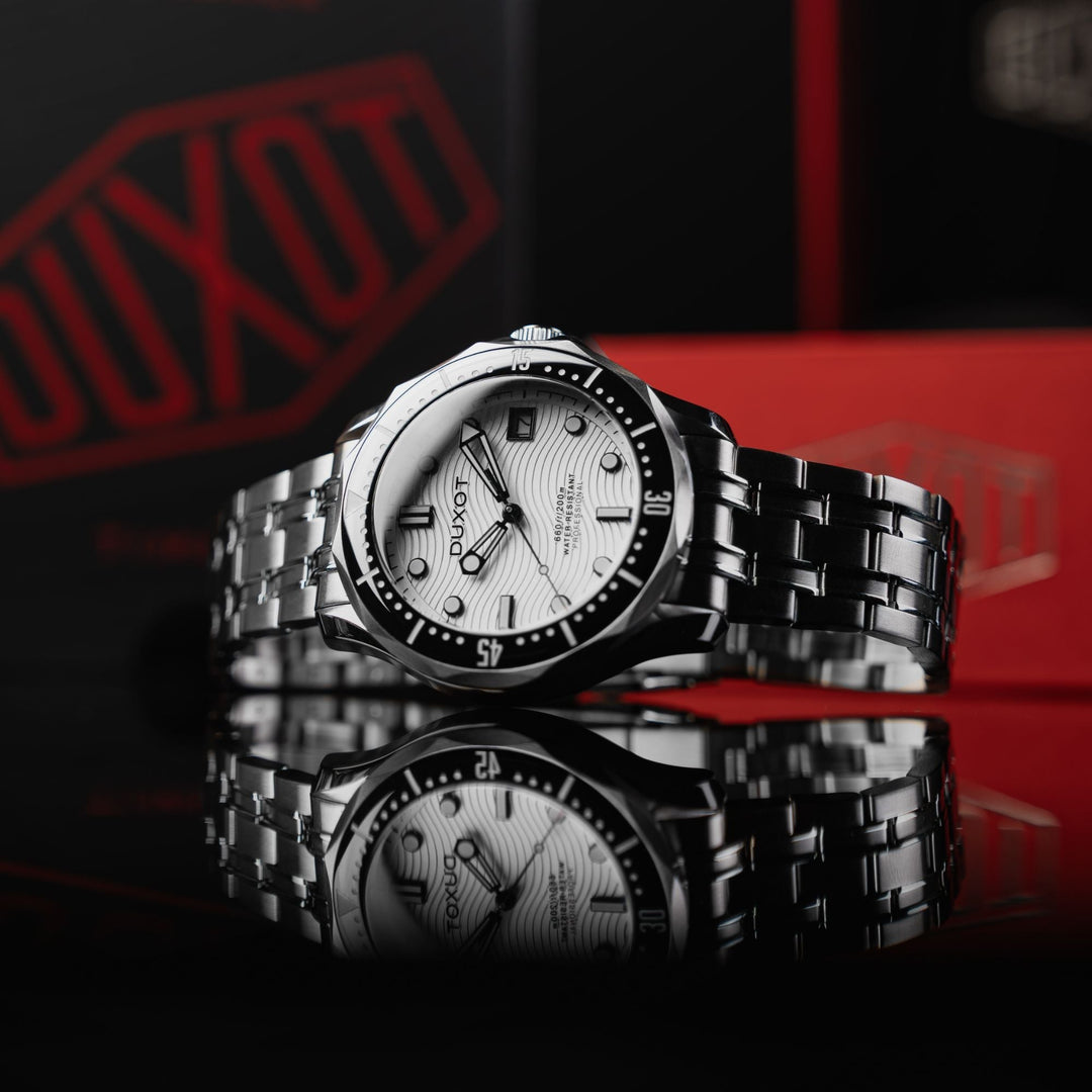 Henri Diver White/Stainless Steel White Dial