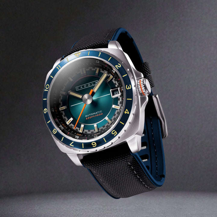 Overdrive Automatic Blue / Black Canvas Blue Dial