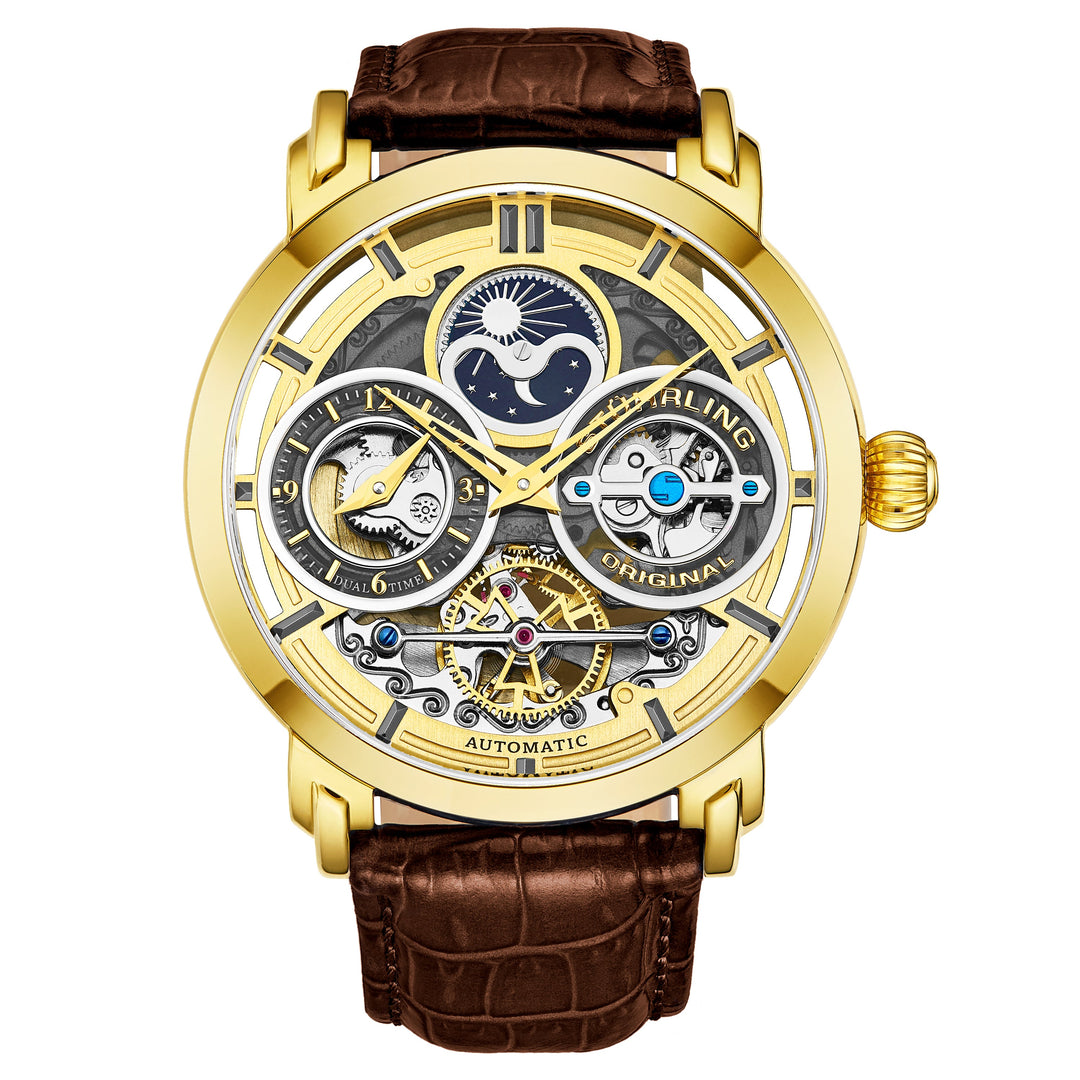Legacy Brown/Gold Leather | Gold Dial