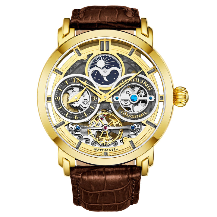 Legacy Brown/Gold Leather | Gold Dial