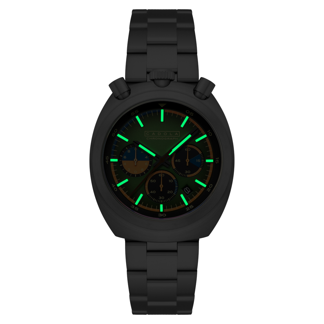 Testa Di Toro Chronograph Green / Stainless Steel | Green Dial
