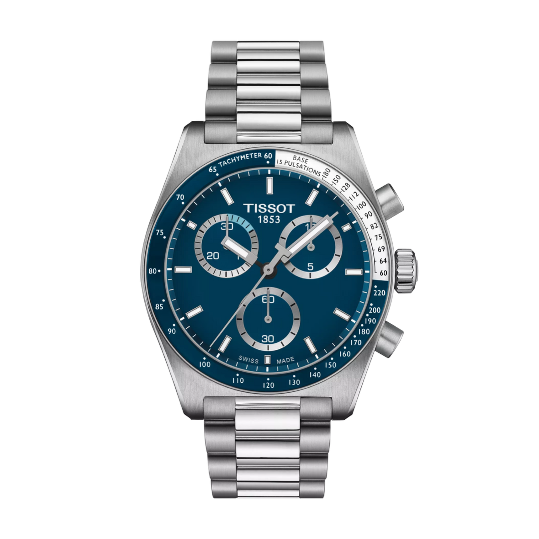 PR516 Chronograph Blue / Stainless Steel Blue Dial