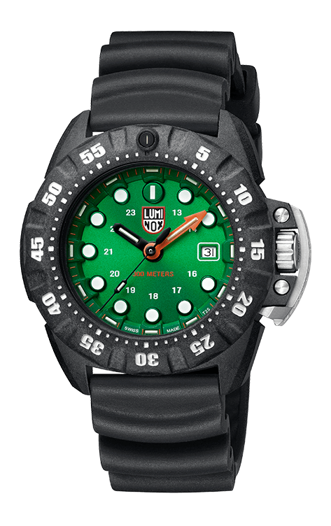 Scott Cassell Deep Dive 45mm / Green / Black | Green Dial