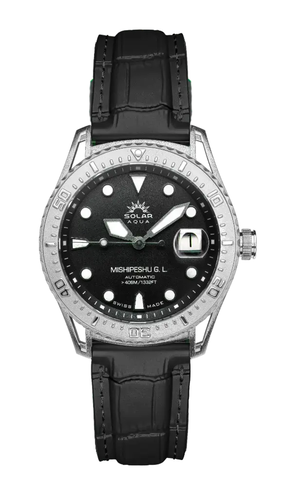 Mishipeshu O. Black Dial / Modern Strap Black Dial