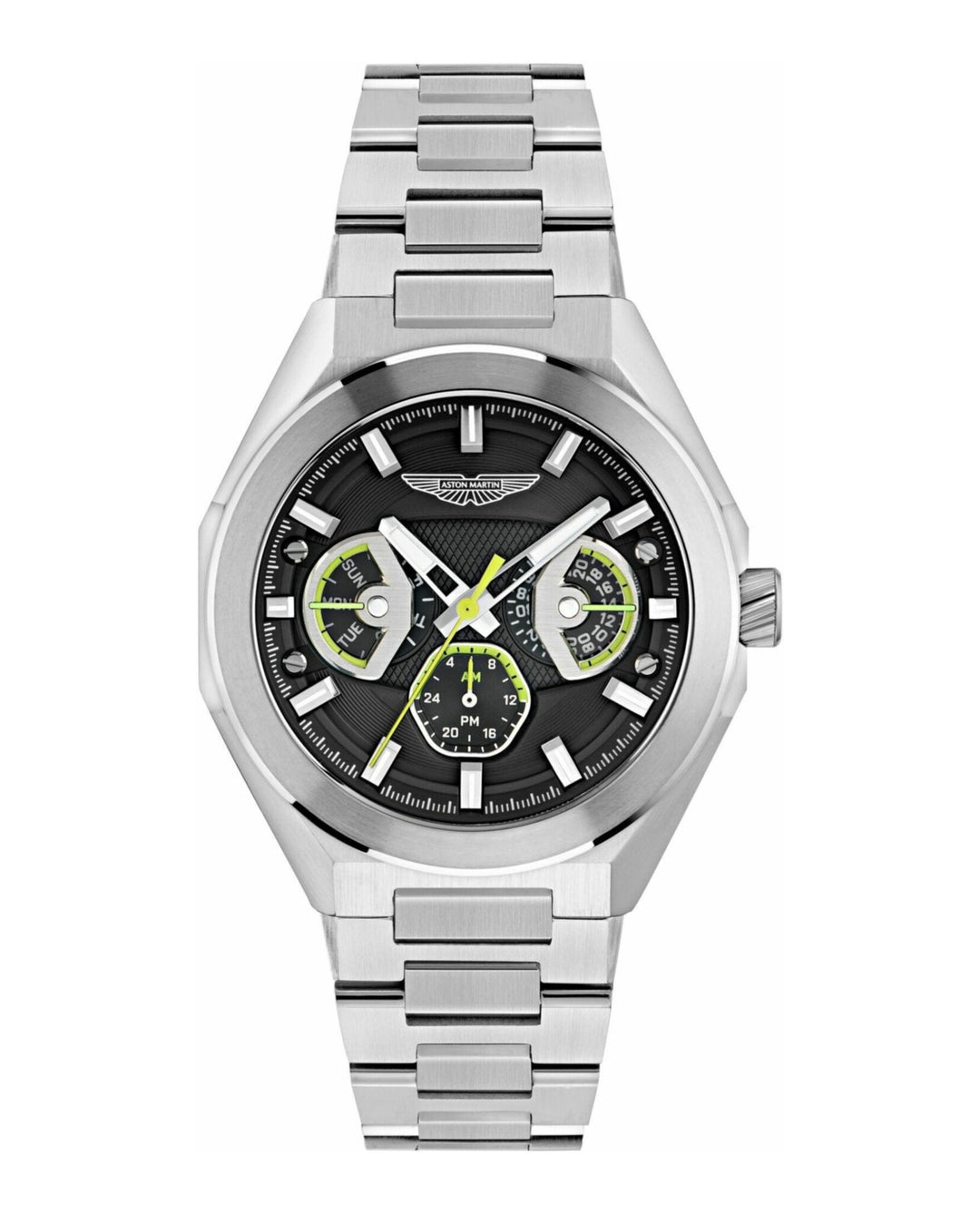 TKS Black Dial/Stainless Steel Bracelet Black Dial