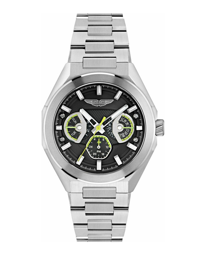 TKS Black Dial/Stainless Steel Bracelet Black Dial
