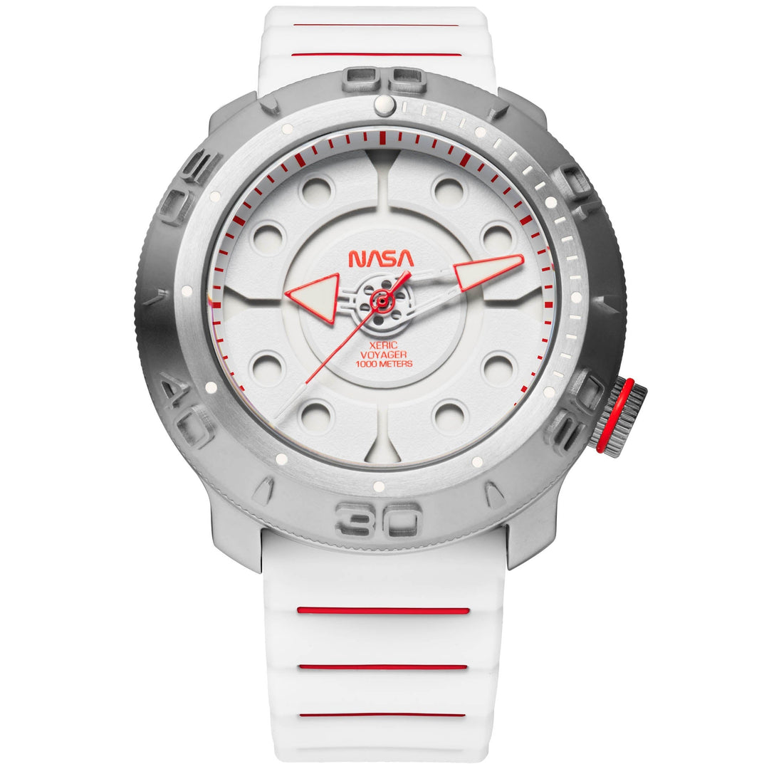 NASA Voyager Automatic 1000m Diver Europa White Dial