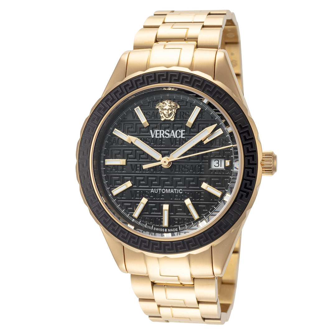 Hellenyium 42mm / Black / Gold | Black Dial