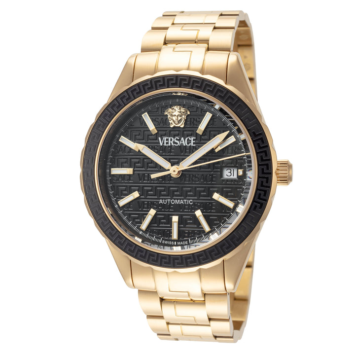 Hellenyium 42mm / Black / Gold | Black Dial