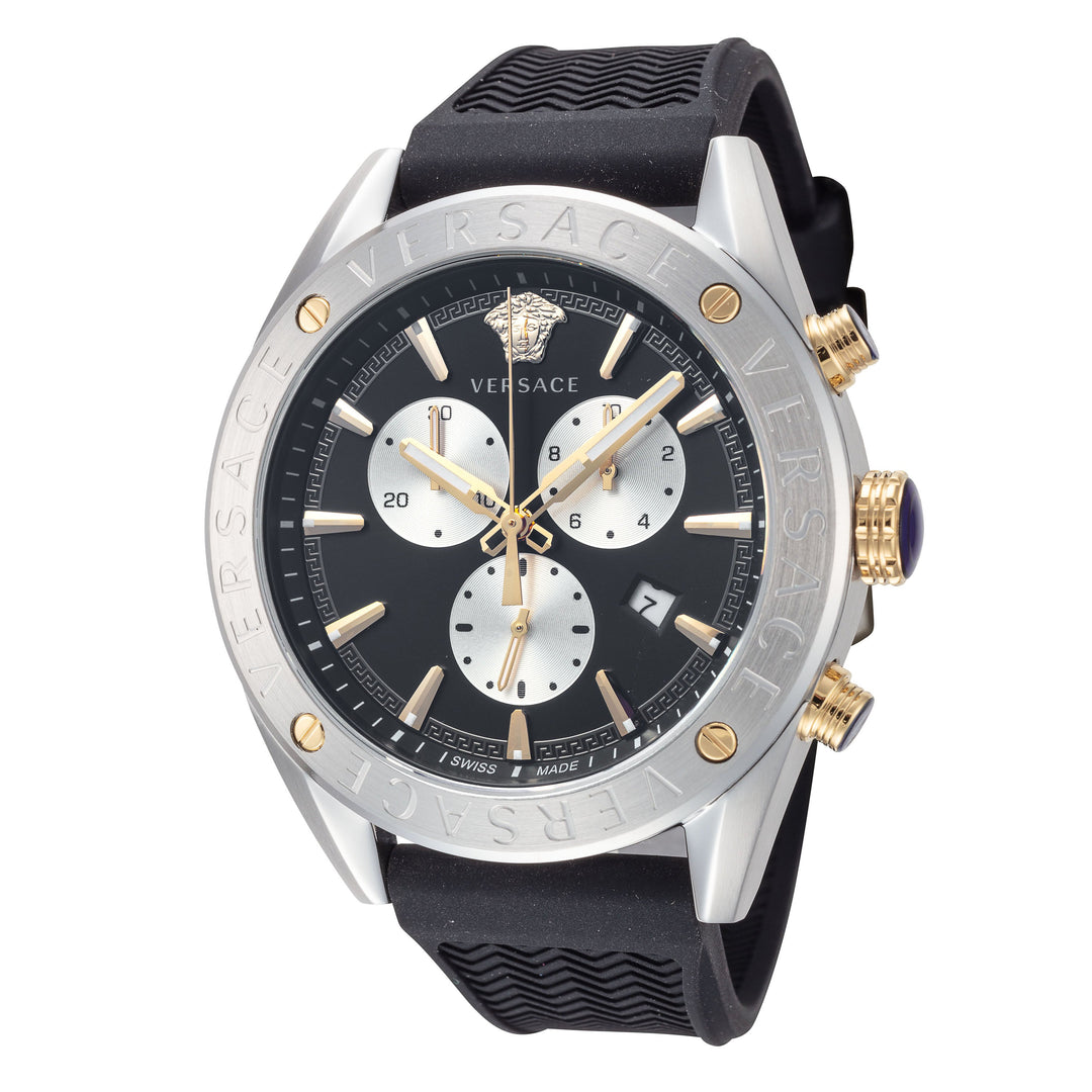 V-Chrono 44mm / Blue / Black | Blue Dial