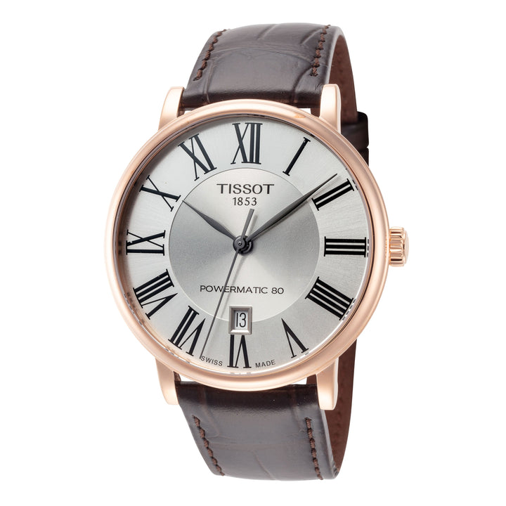 CARSON 40mm / Silver / Brown | Silver Dial