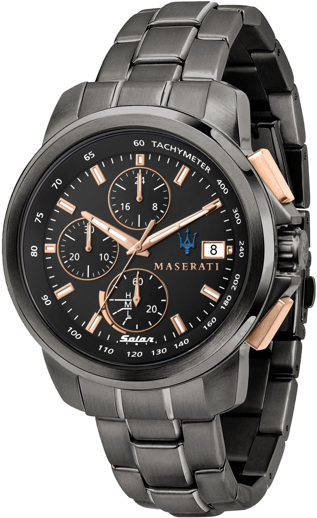 SUCCESSO Black / Stainless Steel Black Dial