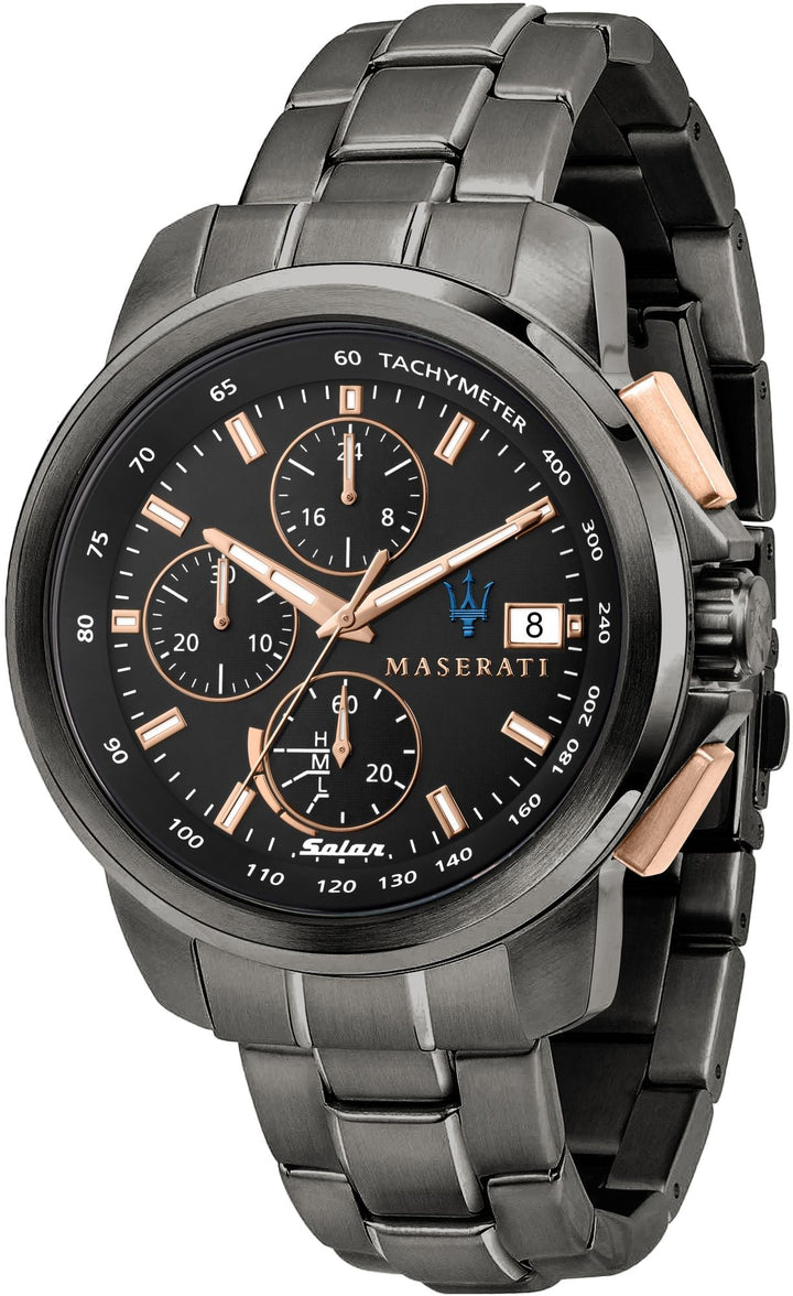 SUCCESSO Black / Stainless Steel Black Dial