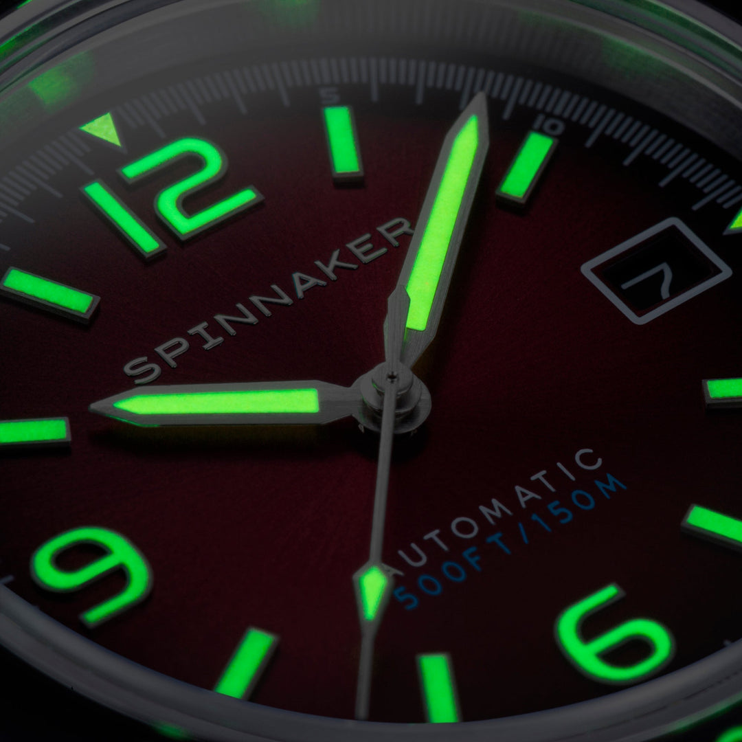 Fleuss Red / Leather | Red Dial