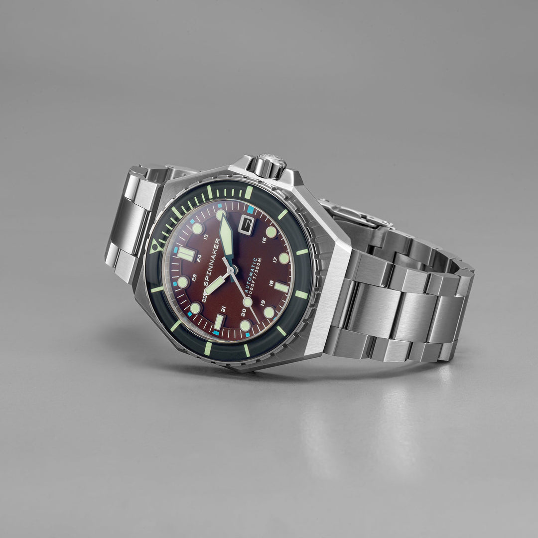 Dumas Burgundy / Stainless Steel | Burgundy Dial