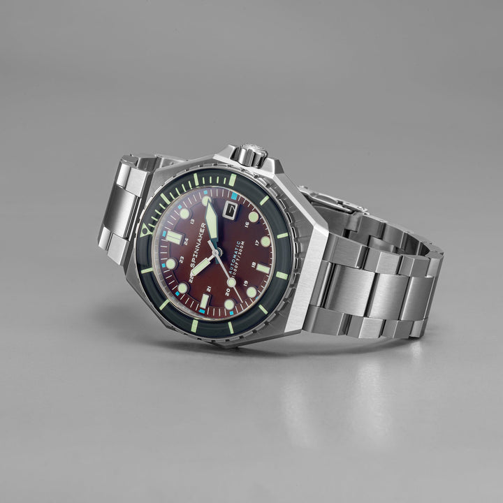 Dumas Burgundy / Stainless Steel | Burgundy Dial