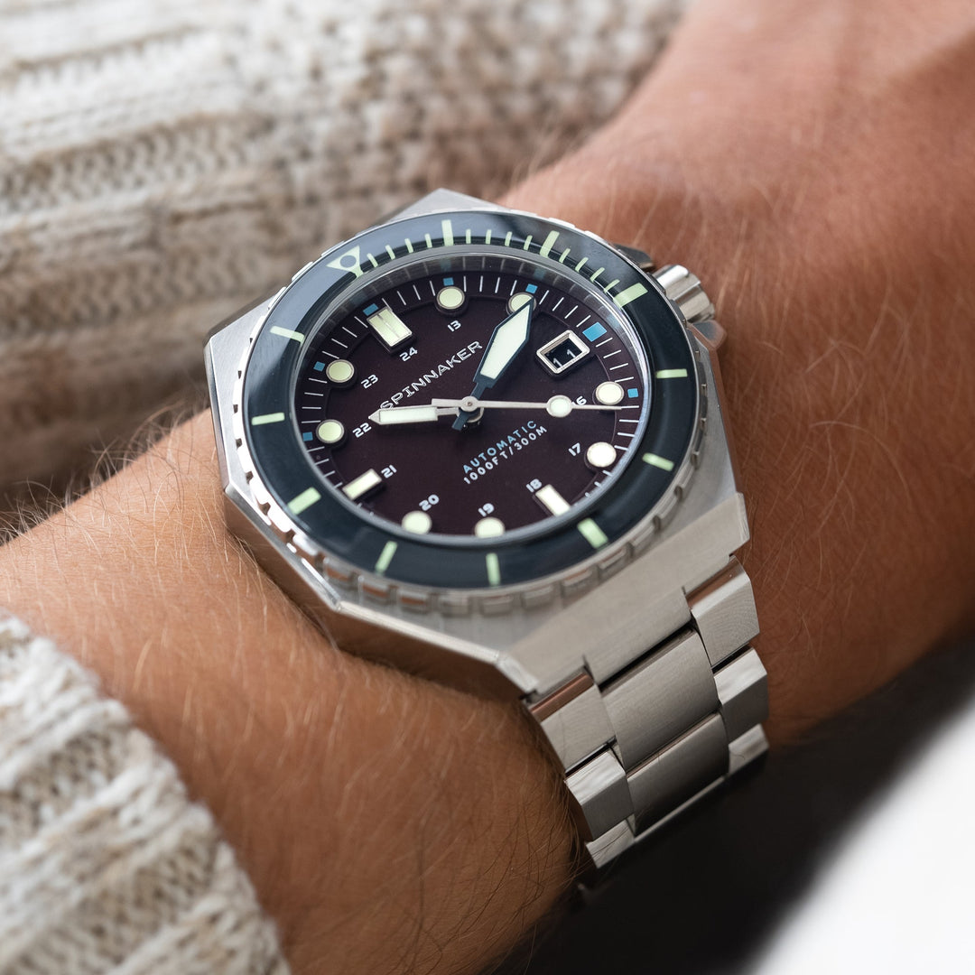 Dumas Burgundy / Stainless Steel | Burgundy Dial