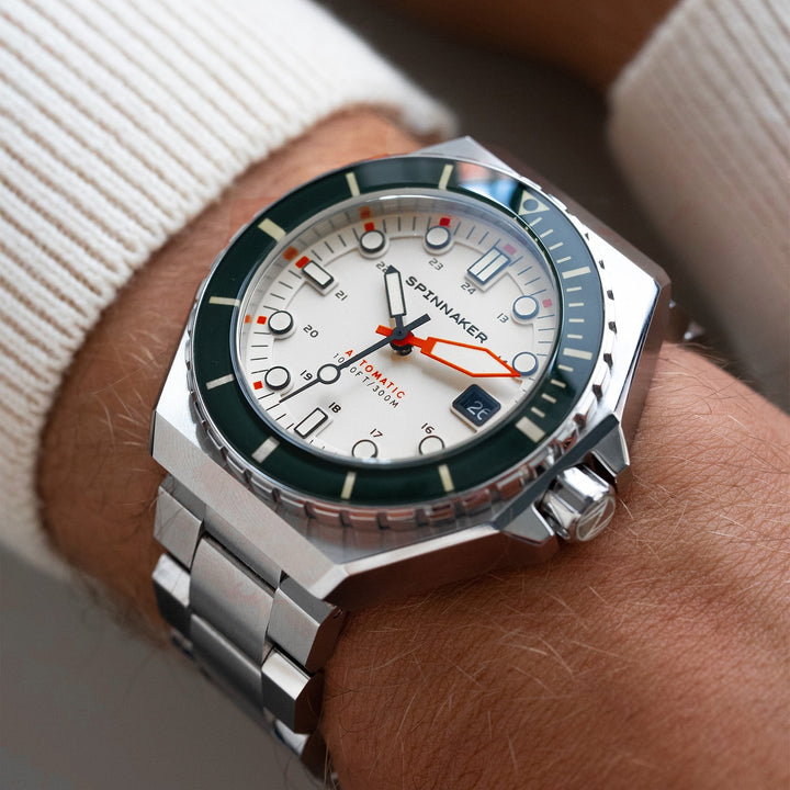 Dumas White / Blue / Stainless Steel | White Dial