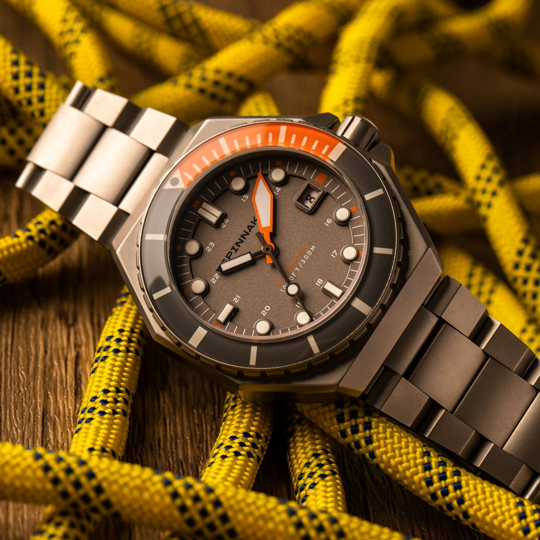 Dumas Gray Dial / Orange / Stainless Steel | Gray Dial