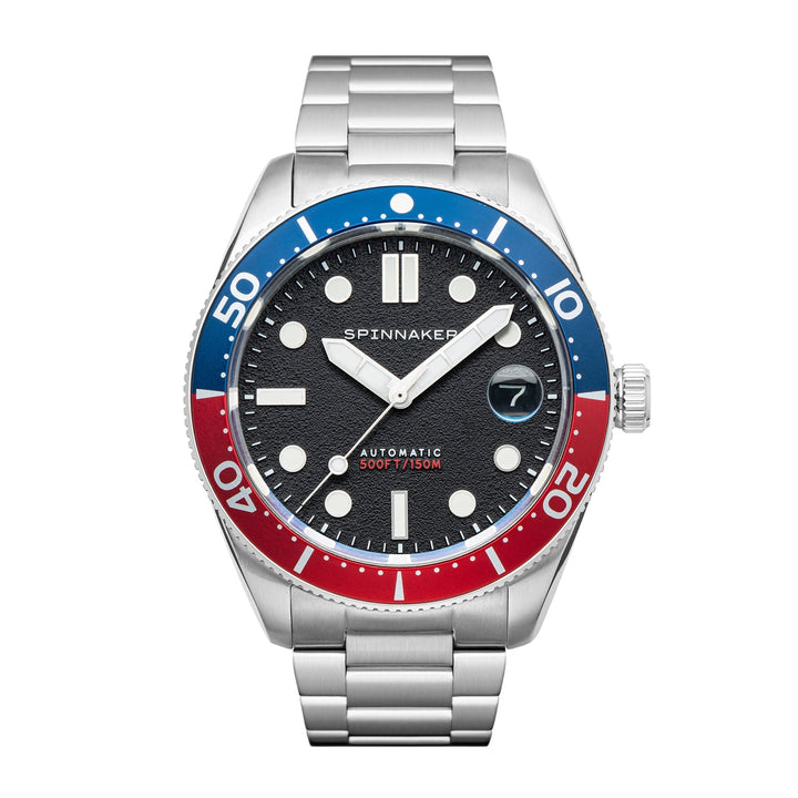 Croft Midsize Black / Stainless Steel | Black Dial