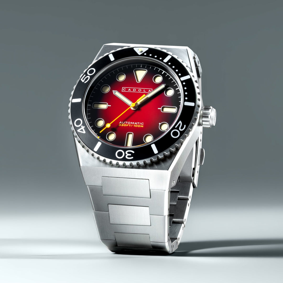 Farina Automatic Red / Stainless Steel | Red Dial
