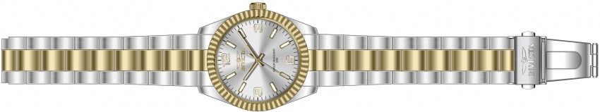 Specialty Silver Dial / Two-Tone Silver-Gold Stainless Steel Bracelet Silver Dia