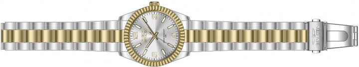 Specialty Silver Dial / Two-Tone Silver-Gold Stainless Steel Bracelet Silver Dia
