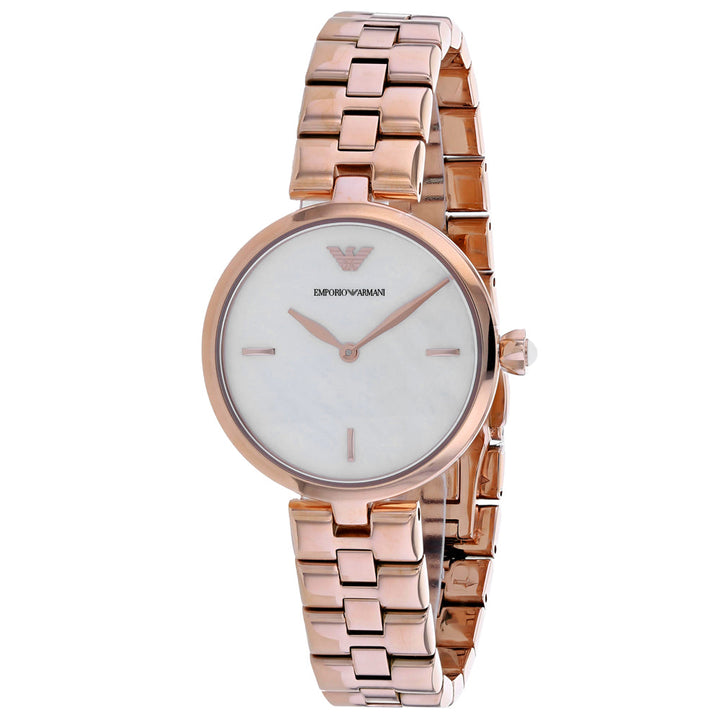 Arianna Mother-Of-Pearl Dial / Rose Gold-Tone Stainless Steel Bracelet Mother-of