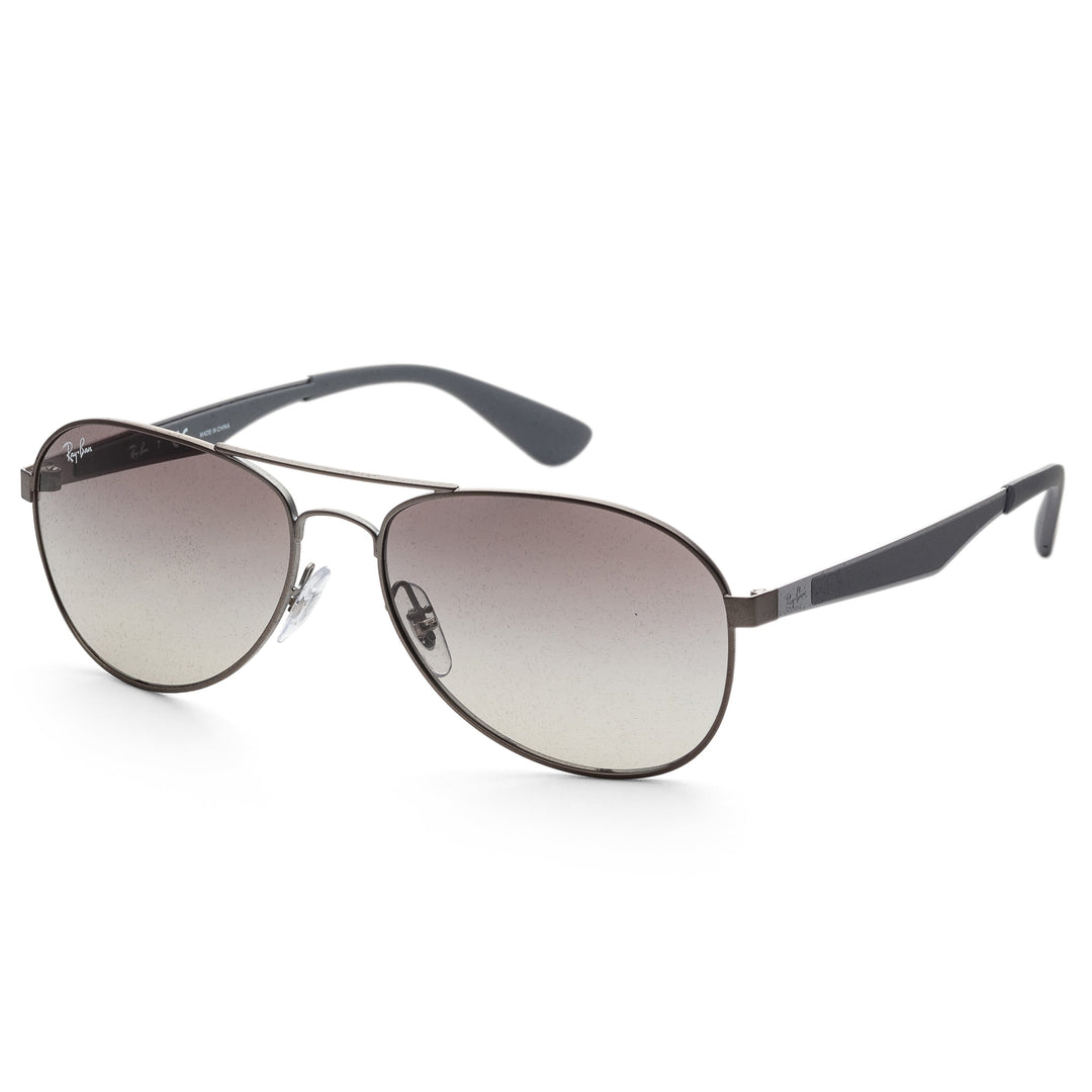 Fashion Matte Gunmetal Frame, Gradient Grey Lens |  Dial