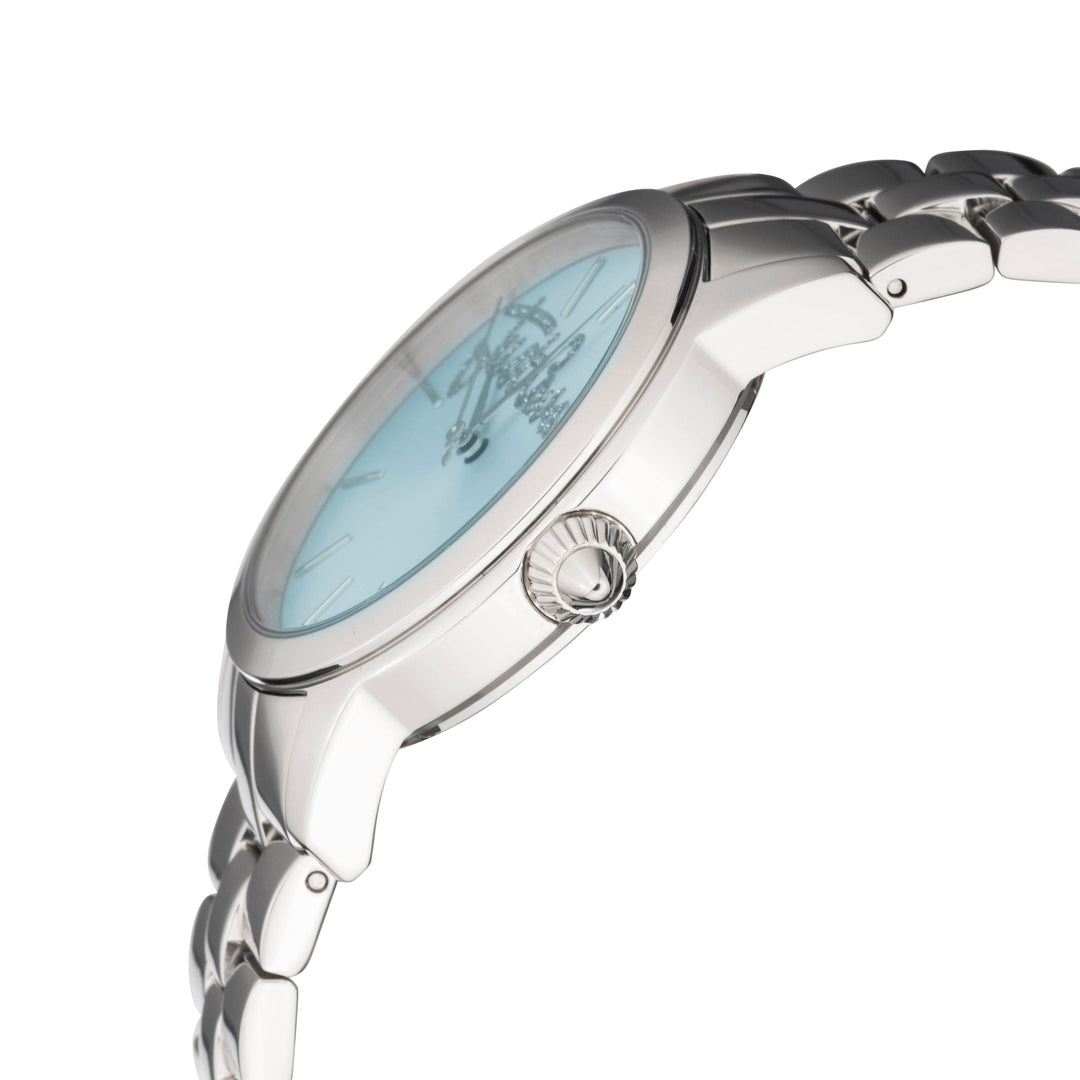 Just Cavalli 36mm / Silver | Ice Blue Dial