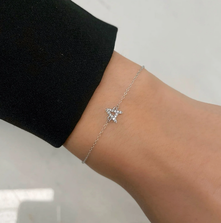 Diamond Initial Bracelet