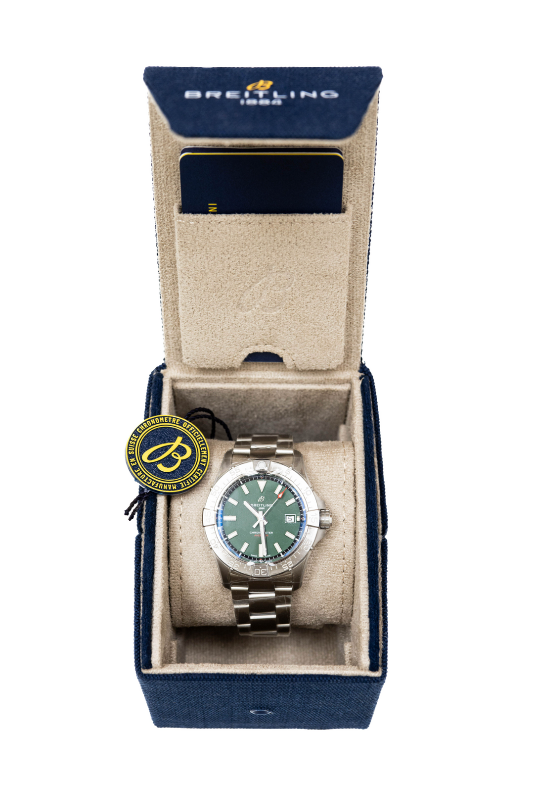 Brand New Breitling Avenger Green Dial