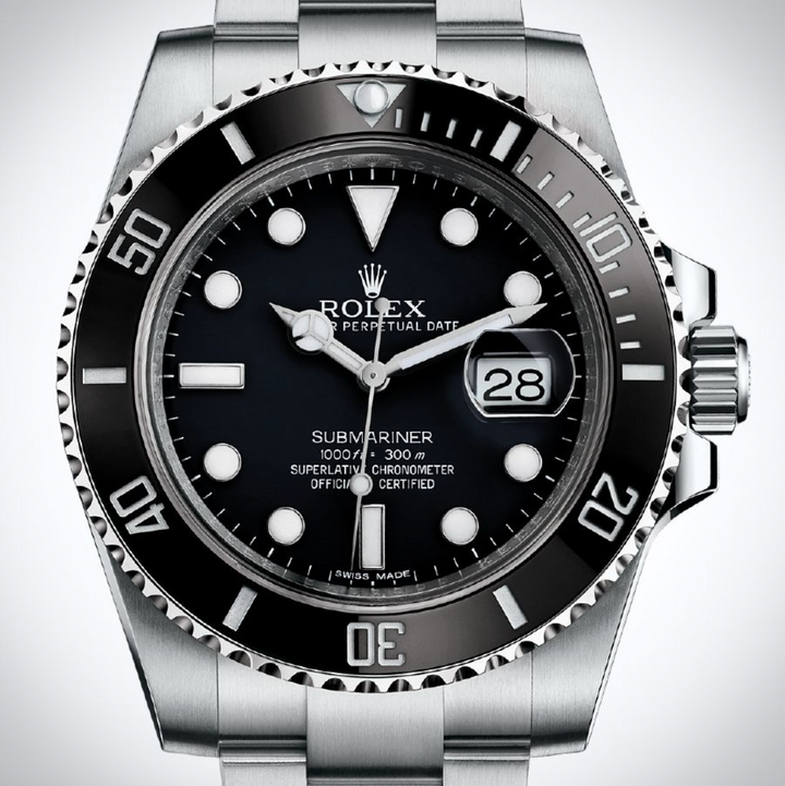 Brand New Rolex Steel Submariner Date Watch - Black Dial