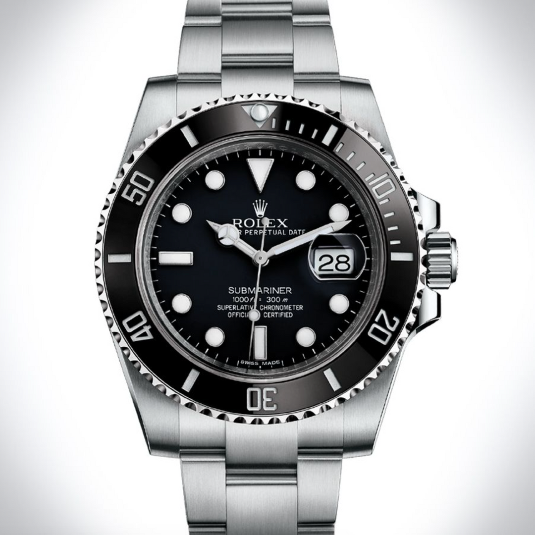 Brand New Rolex Steel Submariner Date Watch - Black Dial