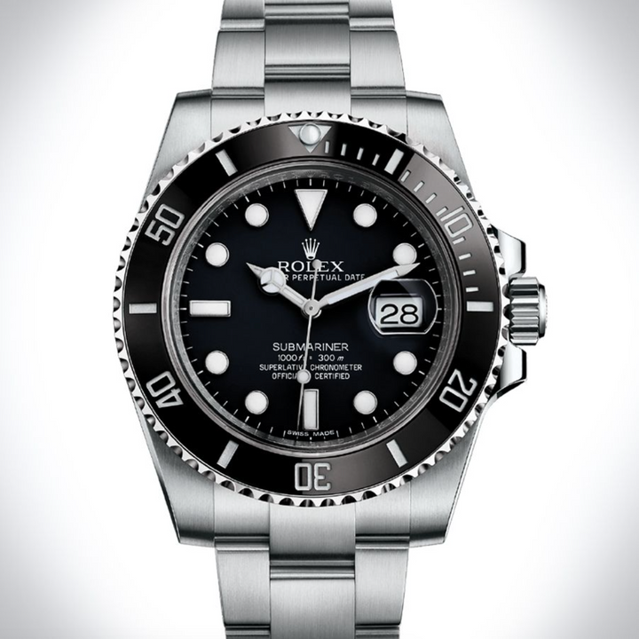 Brand New Rolex Steel Submariner Date Watch - Black Dial